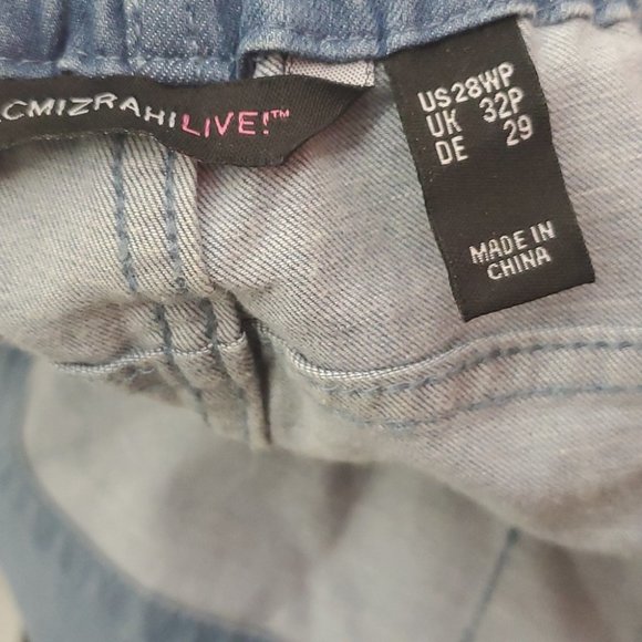 Isaac Mirzah  Live Tapered Denim Capris - Picture 7 of 8